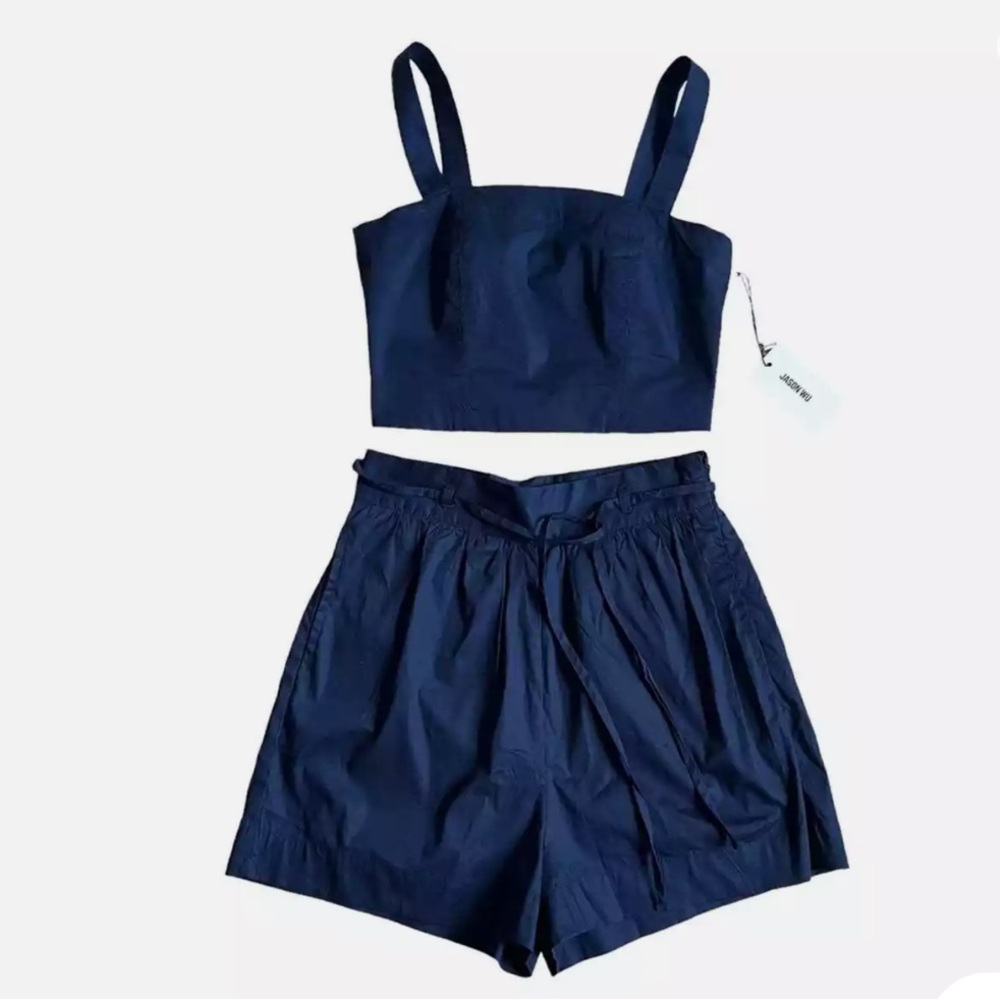 Jason Wu Shorts and Crop Top Set